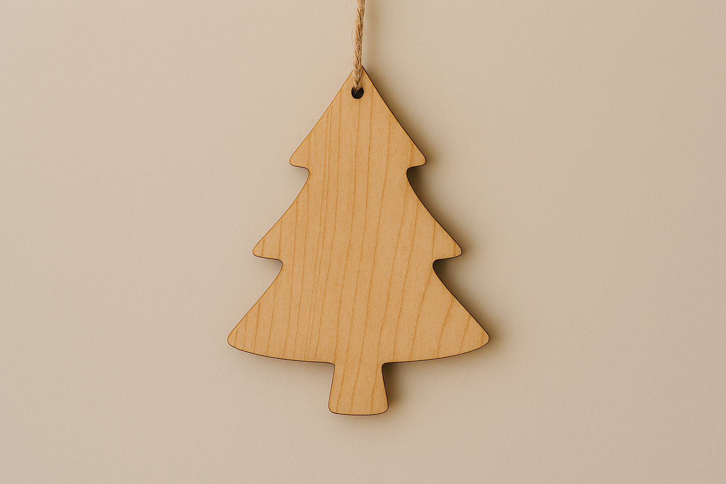 Family Ornament 4-Pack — Personalized Hardwood Christmas Ornaments