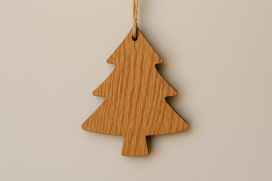 Family Ornament 4-Pack — Personalized Hardwood Christmas Ornaments
