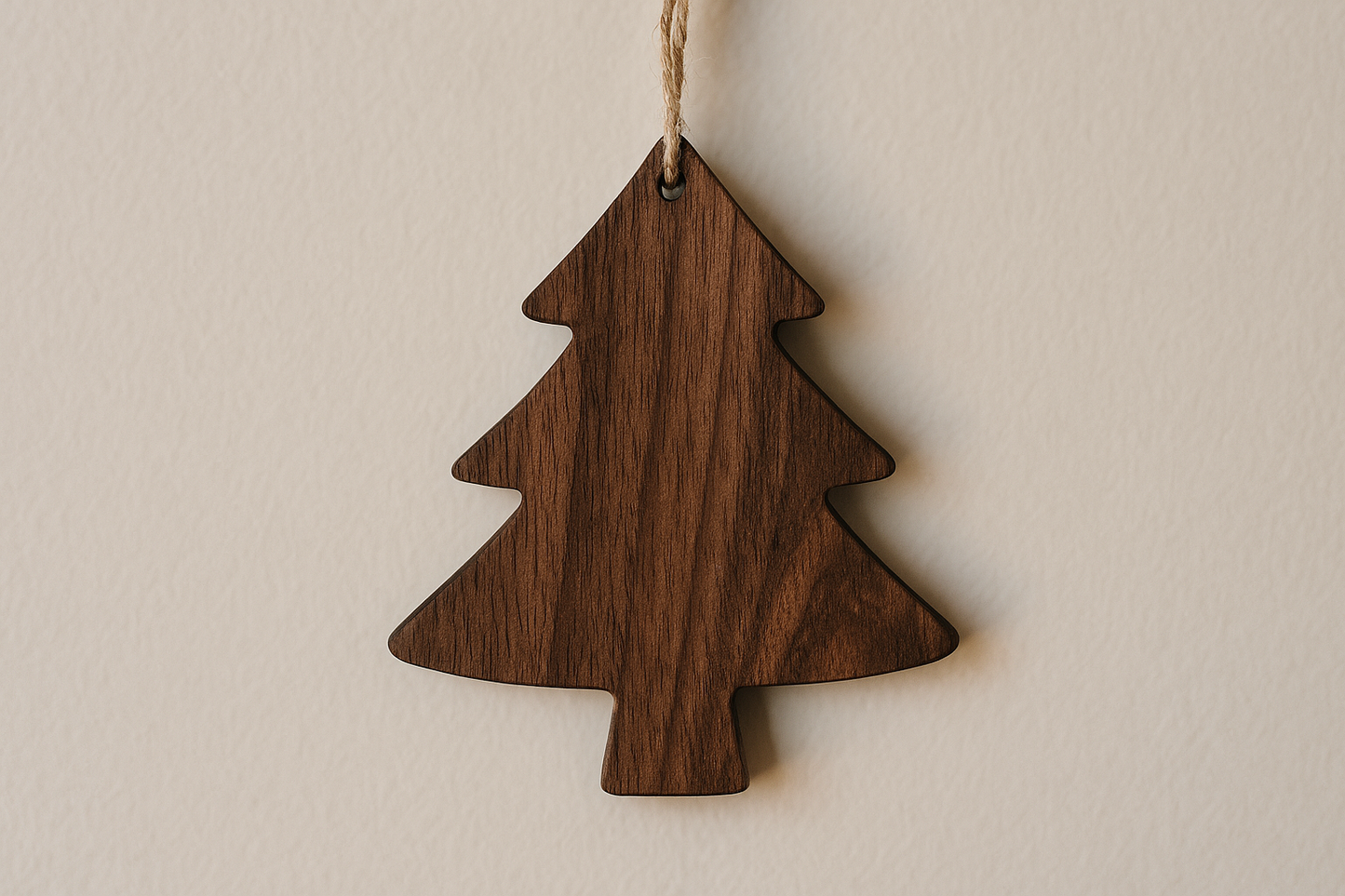 Family Ornament 4-Pack — Personalized Hardwood Christmas Ornaments