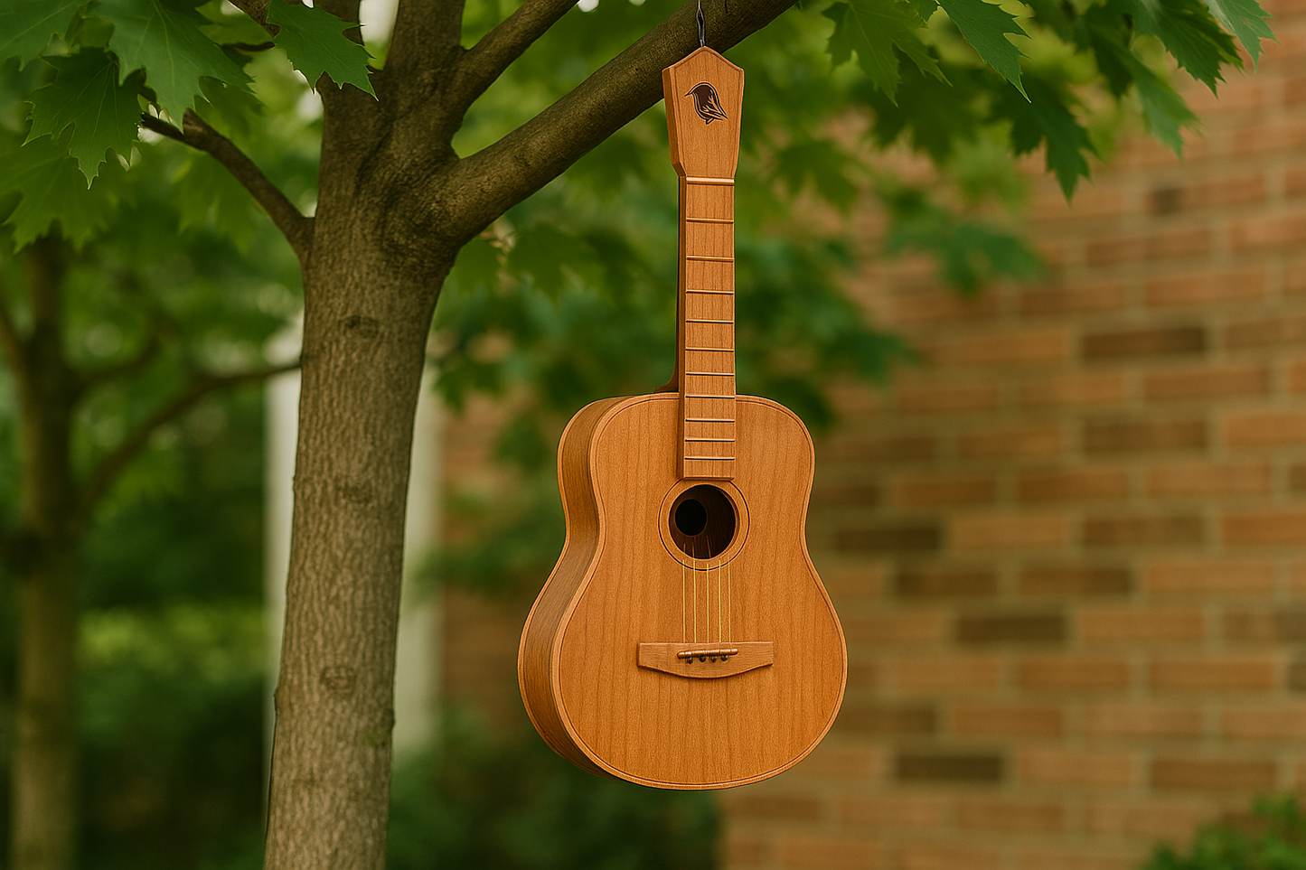 Harmony Strings Guitar Birdhouse