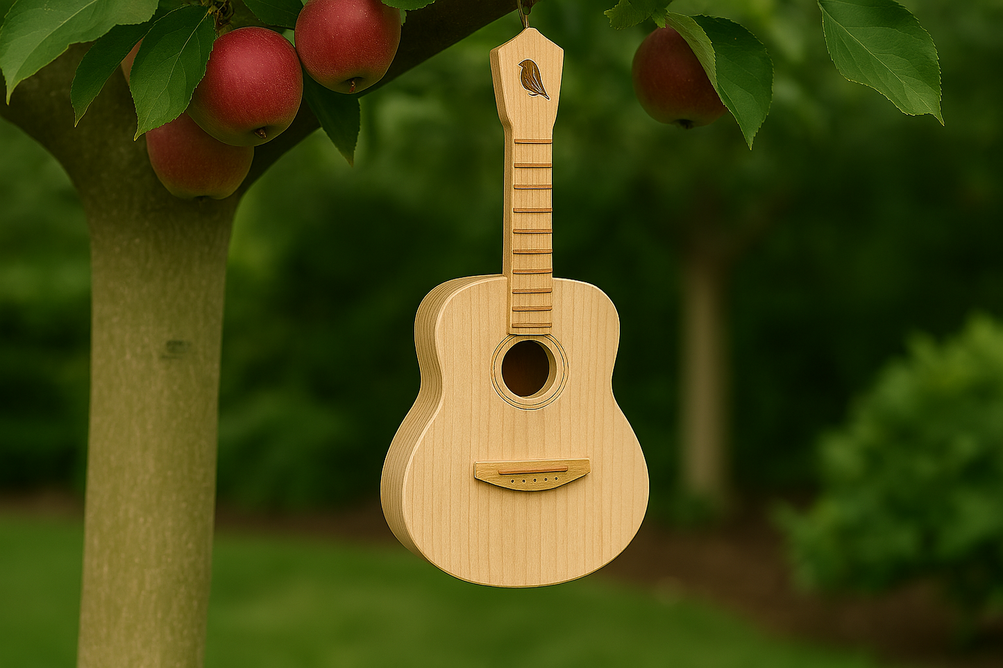 Harmony Strings Guitar Birdhouse