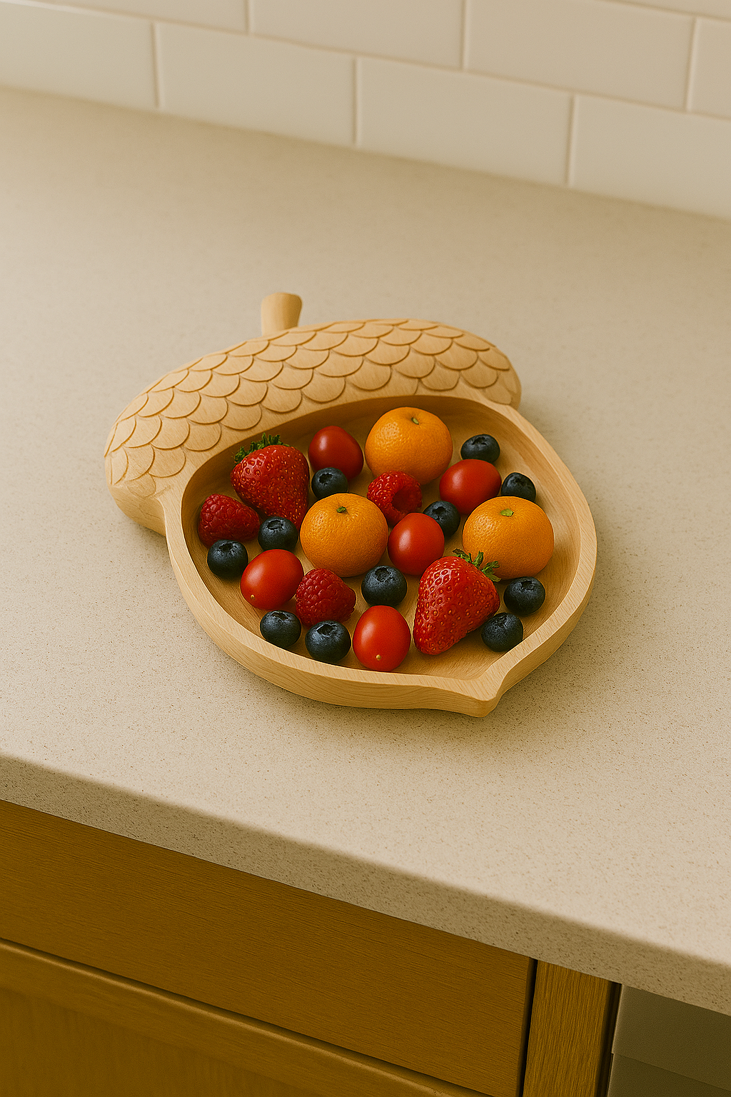 Woodland Harmony Acorn Snack Tray