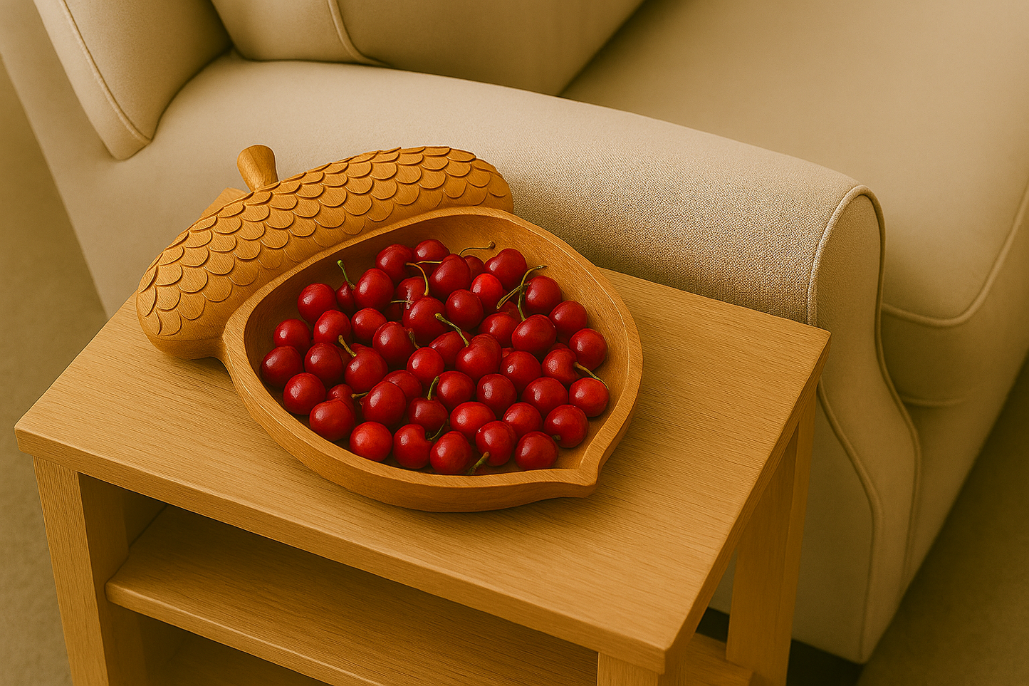 Woodland Harmony Acorn Snack Tray